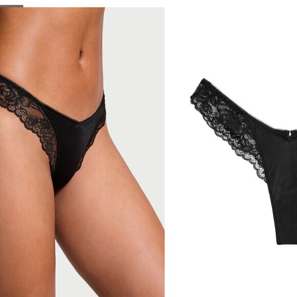 victorias secret bombshell bra 38c + black lace thong L - Picture 4 of 4